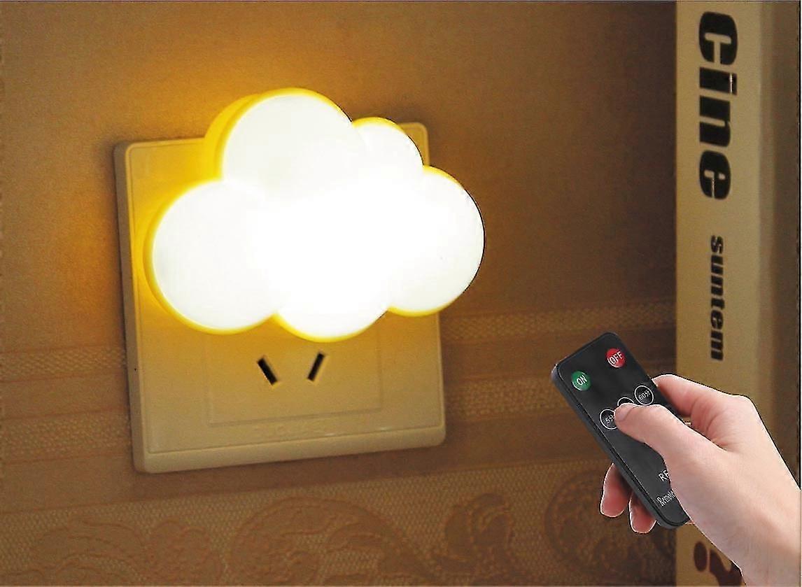 1pc Led Night Light With Remote Control