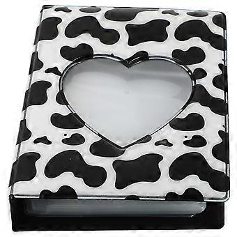 Mini Photo Album Heart Hollow Small Photo Album Holder 3 Inch 32 Pockets