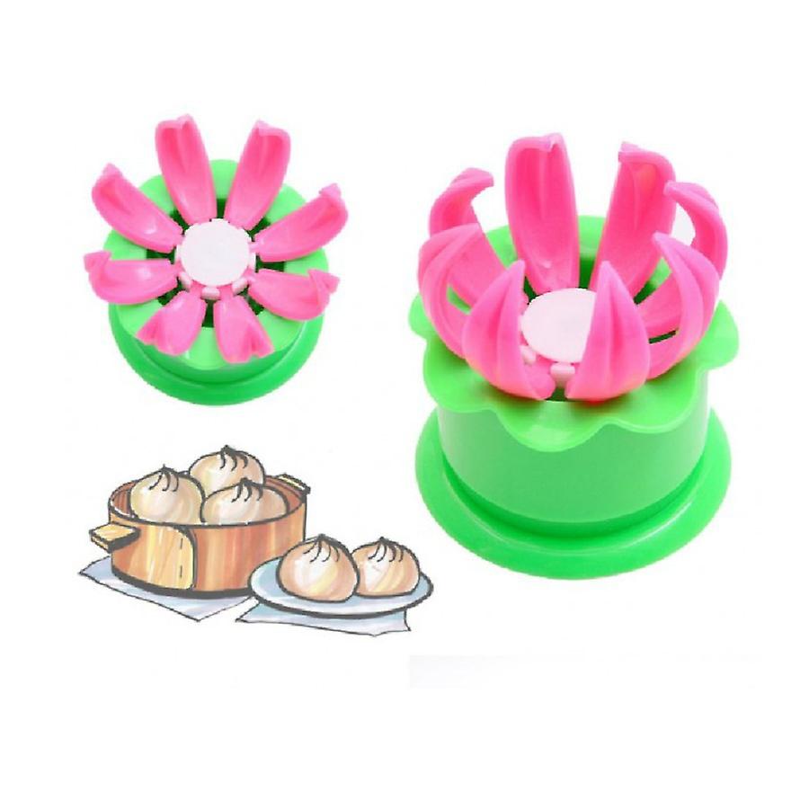 2pcs Chinese Bun Maker Stuffed Bun Mold Baozi Pie Stem Mold Maker Cooking Dumpling Dim Sum Maker Stuffed Pastry Mold