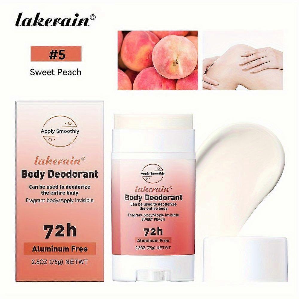 Body Deodorant Stick, Smooth Solid Deodorant, Bottom Rotating Design, Full Body Deodorizing Stick