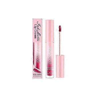 Zephoco Rose Purple Matte Lipgloss. Der matte Lipgloss ist feuchtigkeitsspendend, seidig-glatt, pflegend und verleiht einen strahlenden Teint. Er klebt nicht an Glas und ich