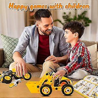 Kit di apprendimento dello stelo dei giocattoli educativi per la costruzione, blocchi di costruzione per bambini in età prescolare, giocattoli di ingegneria Set creativo regalo per ragazzi età 5 6 7 8 9 10 + sì