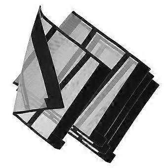 Stivali da mosca per cavalli 4 pezzi Mesh Fly Boots Leg Fatigue Leggings in rete di plastica traspirante Forniture per cavalli protettive per gambe per cavalli