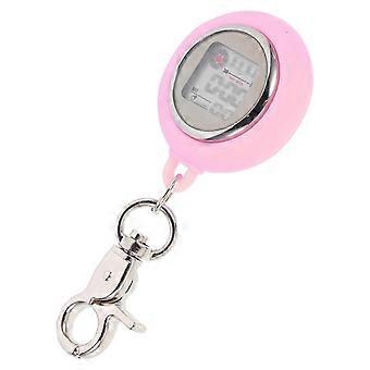 Krankenschwester-Armbanduhr, rosa, aus Legierung und Silikon, 9,50 x 4,20 x 1,00 cm, Wecker, Stoppuhr für Zuhause, Geschenk