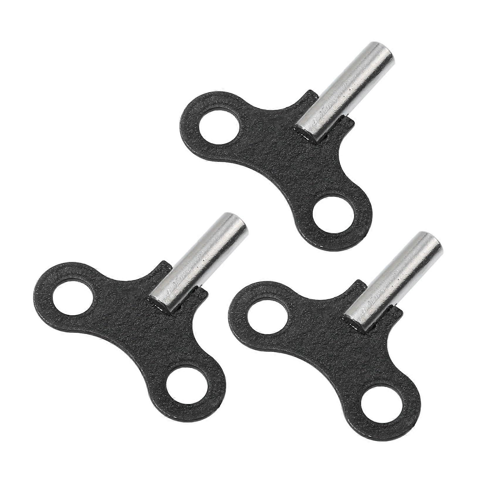 3pcs Clock Winding Key Set for Grandfather Clock , Durable Metal Clockwork Tools