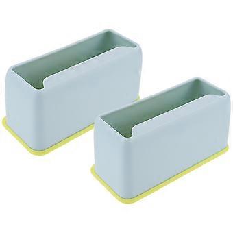 Wear-Resistant Scoop Stand Plastic Scooper Holder for 2Pcs Household Scooper