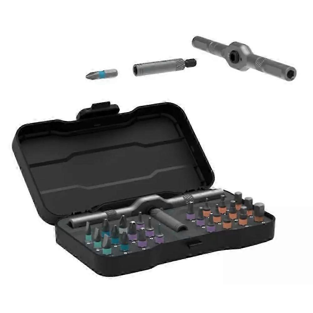DIY Screwdriver 24 in 1, 24pcs Multi Bit Magnetic Precision Screwdriver Set