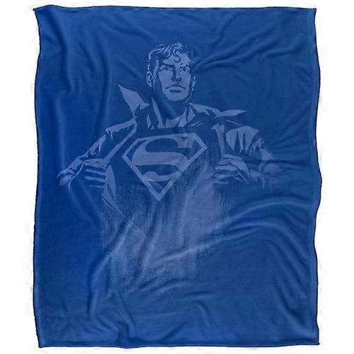 Superman Soft Touch Chest Logo Blanket