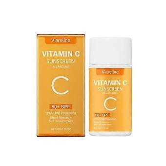 Viareline Vitamin C Protective Cream Outdoor Protection For Skin, Naturally Light And Refreshing, Not Heavy