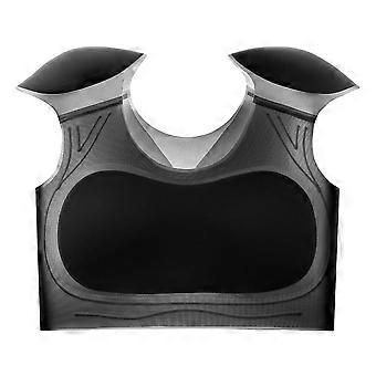 Thin Seamless Invisible Minimizer Shaping Bra With Built In Shoulder Pads
