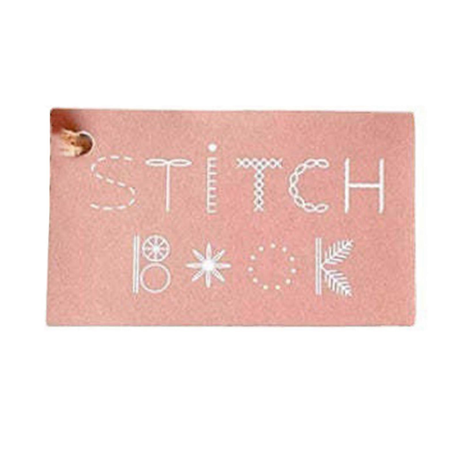 Mini Sewing Book with Comprehensive Stitch Guide and Patterns
