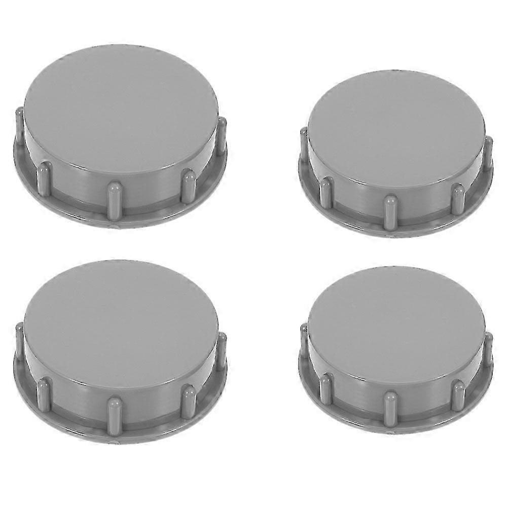 4pcs Drain Pipe Caps Drainage Pipe Covers Protective Covers Blanking Caps