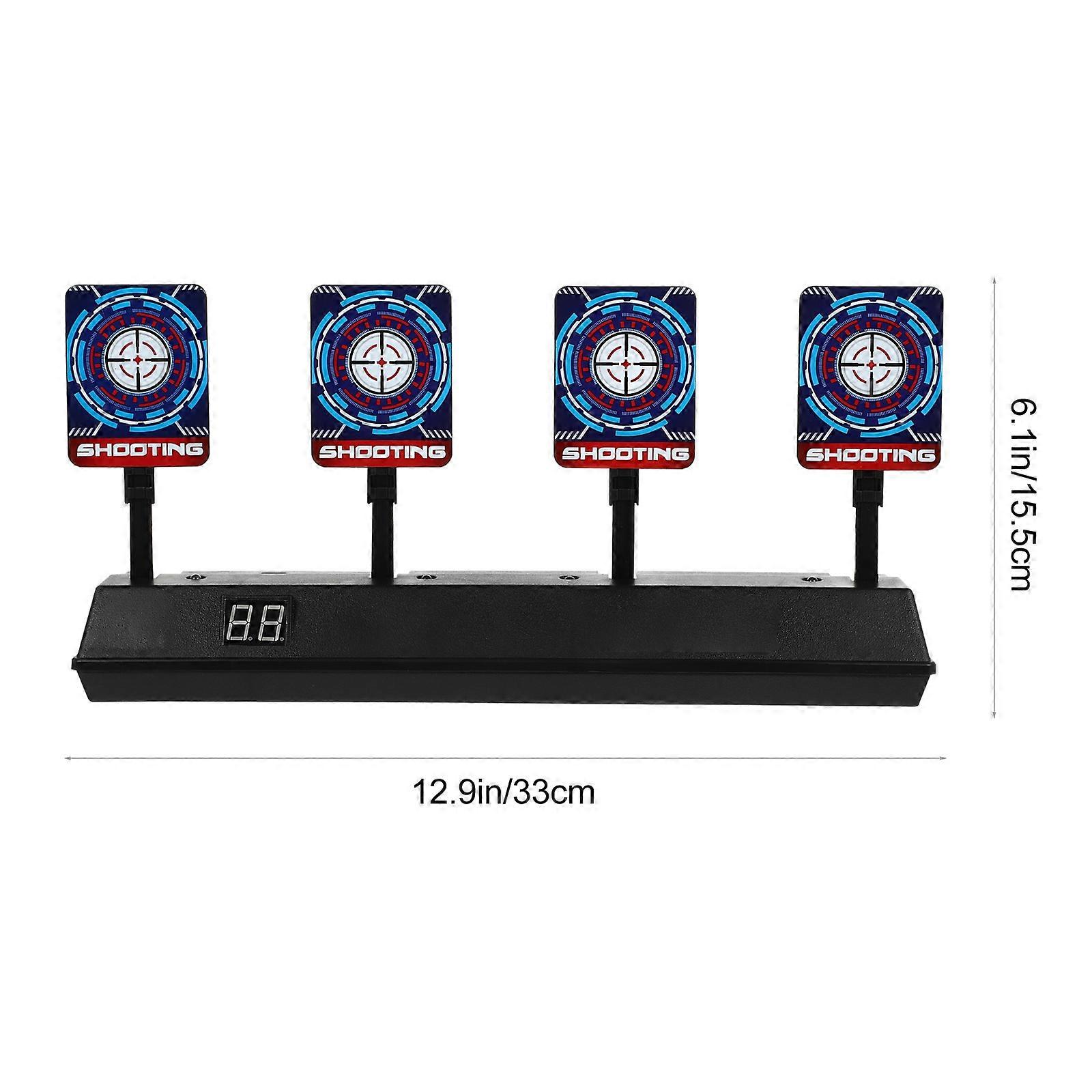 Electronic Scoring Target Auto High Precision for Shooting Game 1Set Blue