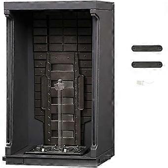 Hall of Armor Display Case for Iron Man 7 Inch Action Figure with Themed Backdrop and Dust Storage