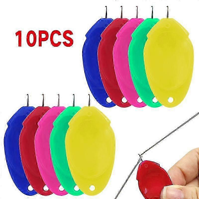 10pcs Needle Threader Elderly Guide Needle Sewing Machine Automatic Simple Thread Sewing DIY Accessories Stitch Insertion Device