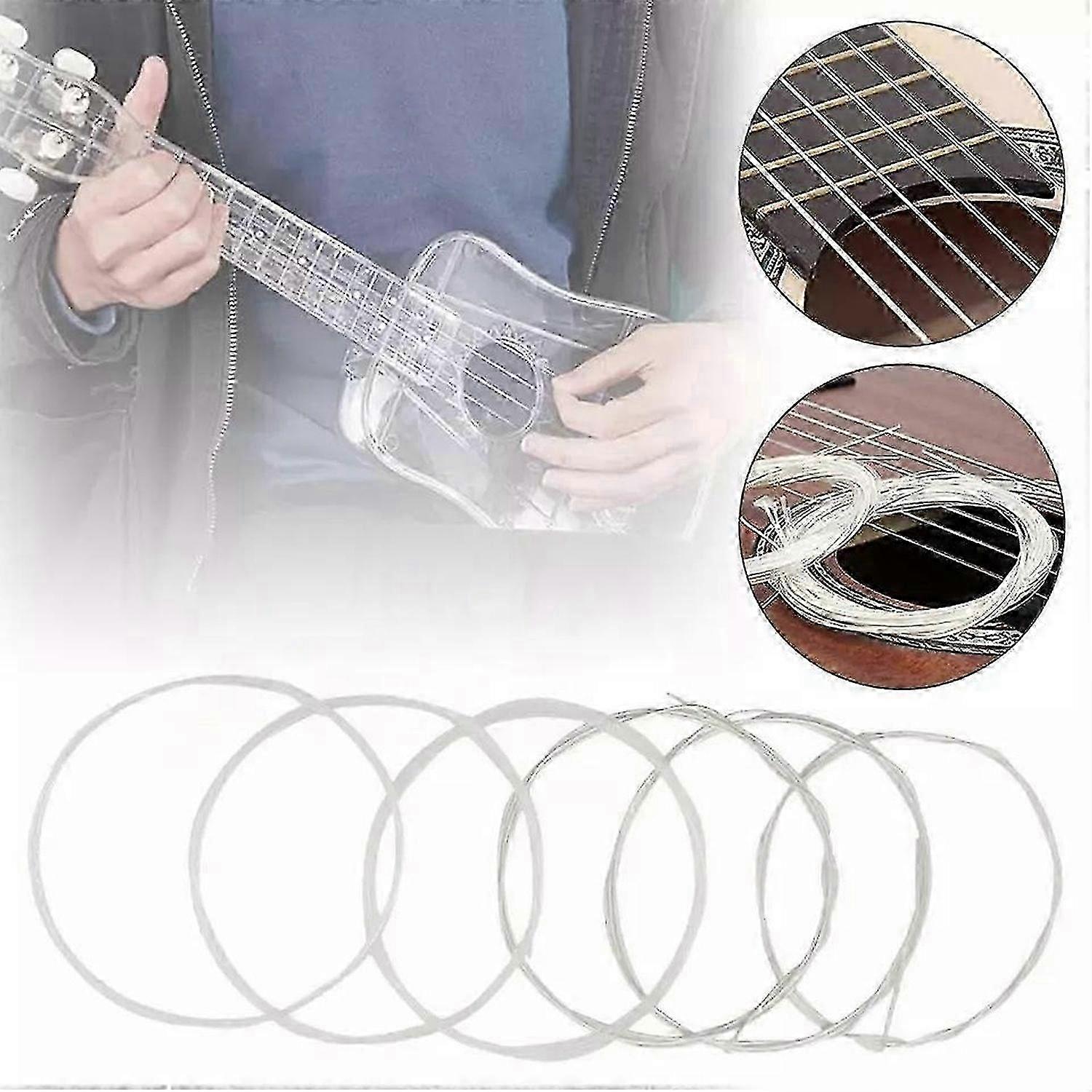Resonant Transparent Nylon Guitar Strings
