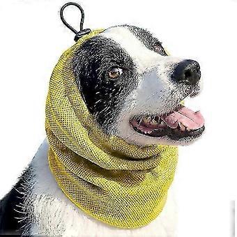 Funda de malla elástica refrescante para la cabeza del perro