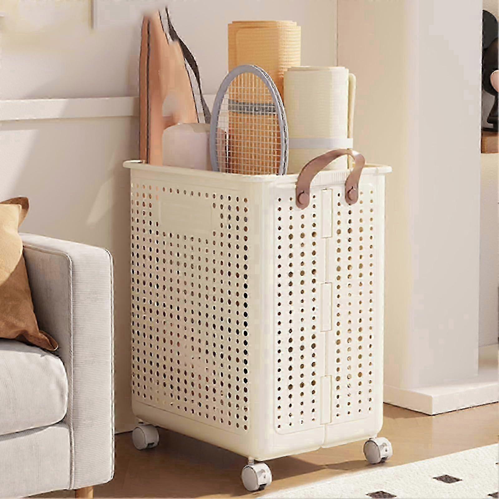Foldable Yoga Mat Rack With Wheels