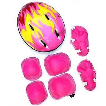 Bright Colour Impact-Absorbing Adjustable Protective Gear For Kids