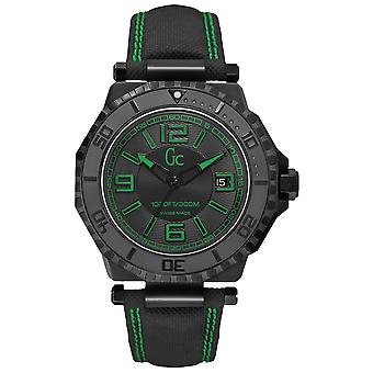 Gc watches varis Men's Analog Quartz Watch with Cowhide Bracelet X79013G2S