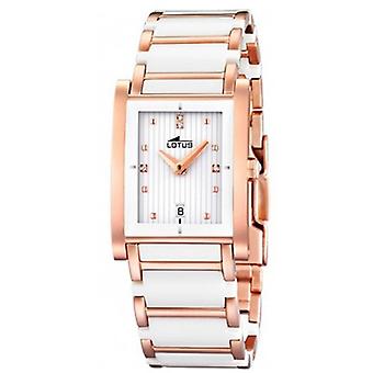 Lotus ceramic Quartz Analog Woman Watch with L15586/1 Ceramic Bracelet