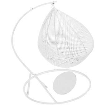 Mini Swing Statue Ornament for Decor Made of Alloy in White