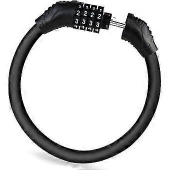 Resettable 4-Digit Mini Cable Bike Lock