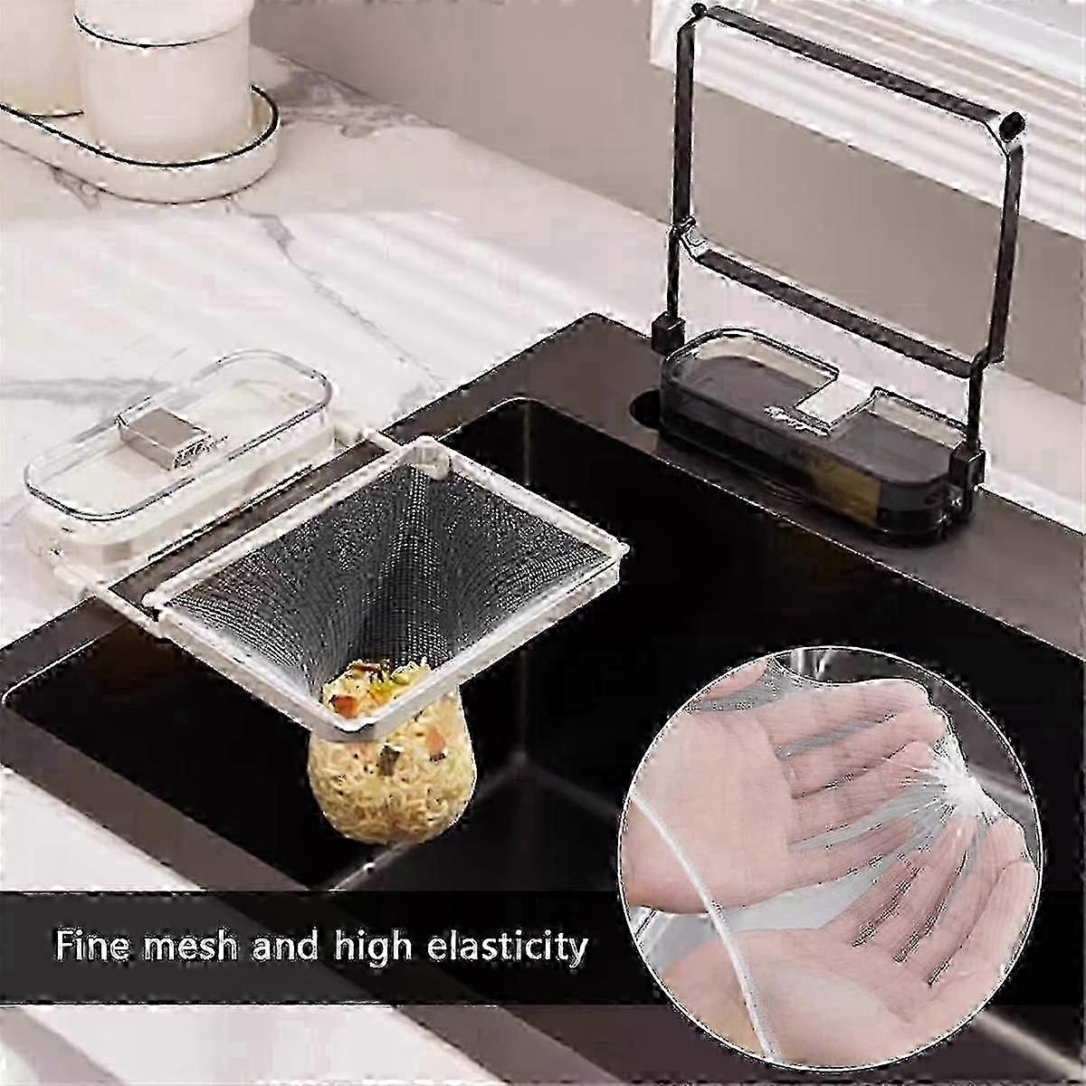 Foldable Corner Sink Strainer with Mesh Bags