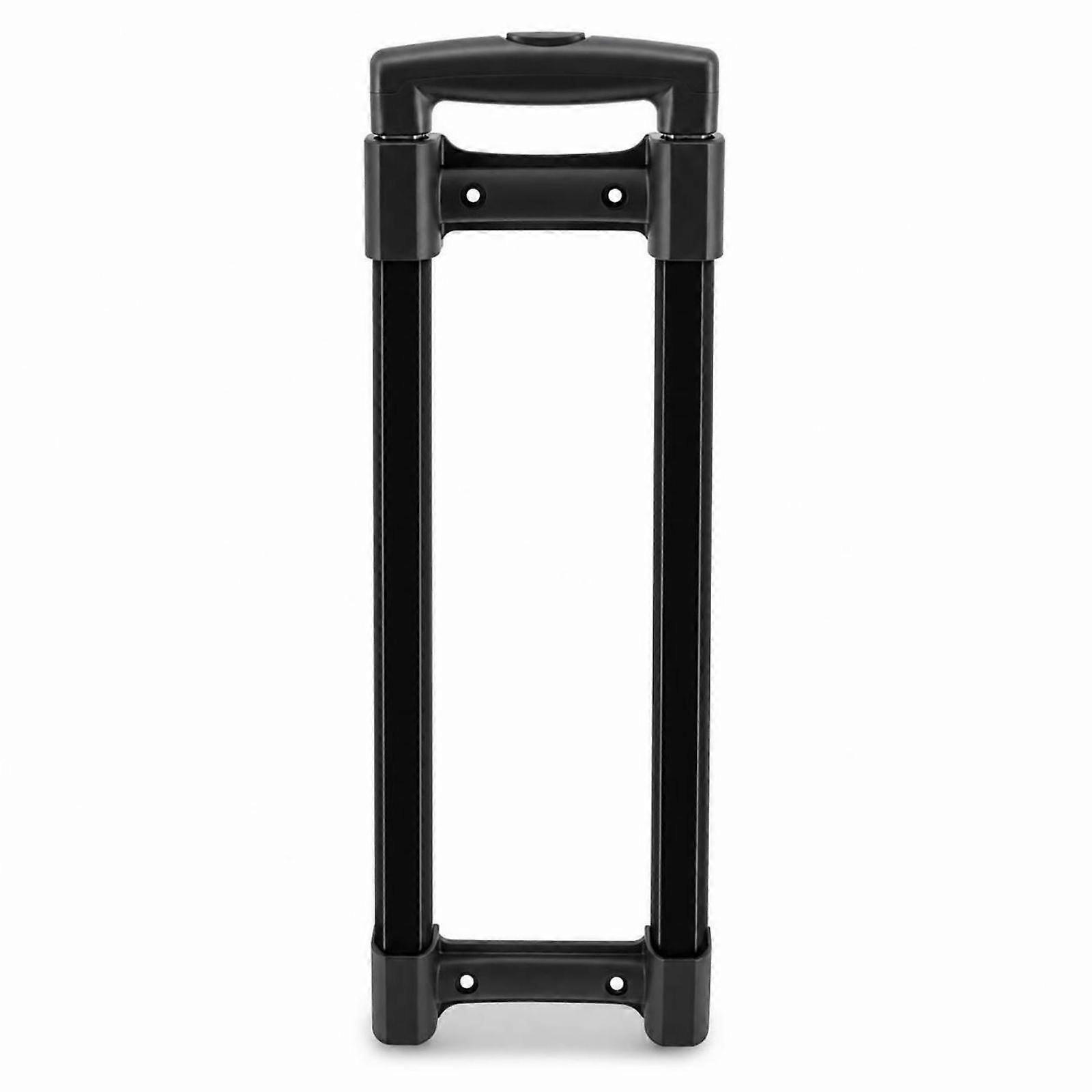 Matte Black Luggage Pull Handle Assembly | Retractable, Suitcase Replacement