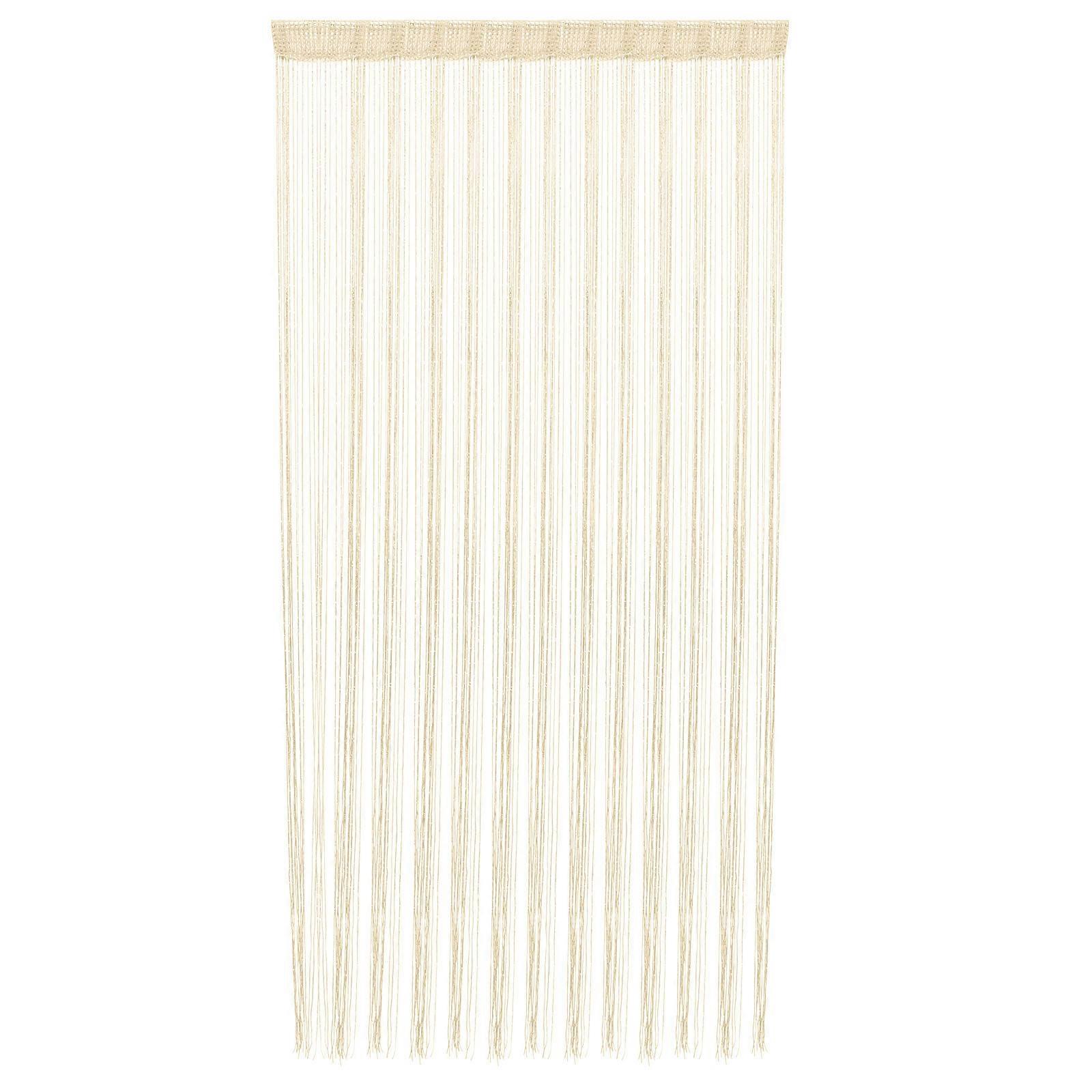 Door String Curtain for Room Divider 2Pcs Polyester Tassel Panel