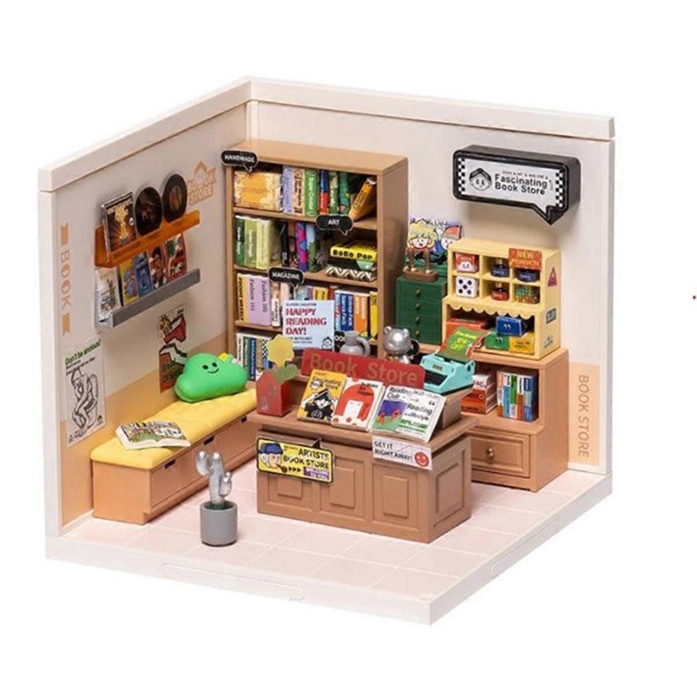 Miniature DIY Plastic Superstore - Book Store