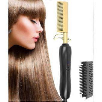 Ceramic 2 In 1 Hair Comb Straightener