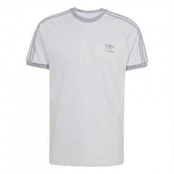 Adidas Herren T-Shirt aus Baumwolle mit drei Streifen.