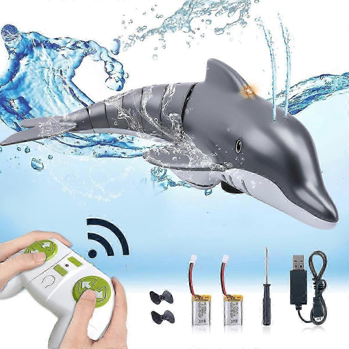 Dolphin Wireless Simulation 2.4g Remote Control Flexible Dolphin Toy Underwater Toy