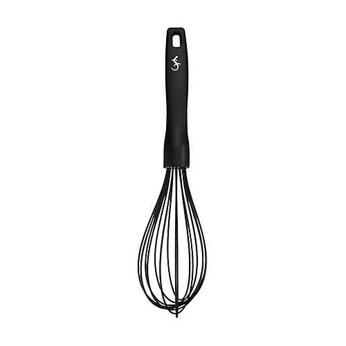 Large smart platinum silicone whisk 1 unit (Black)