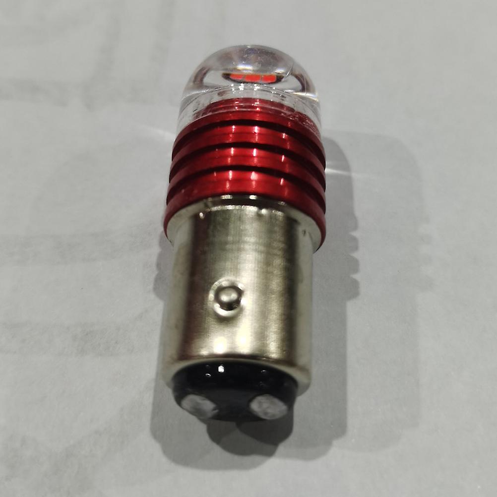 2x Red 1157 Bay15d P21/5w Strobe Flash Light Brake Blink Led Tail Reverse Bulb