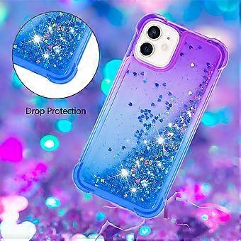 Liquid Glitter Iphone 11 Purple Glitter Case IPhone 11 Pro Max