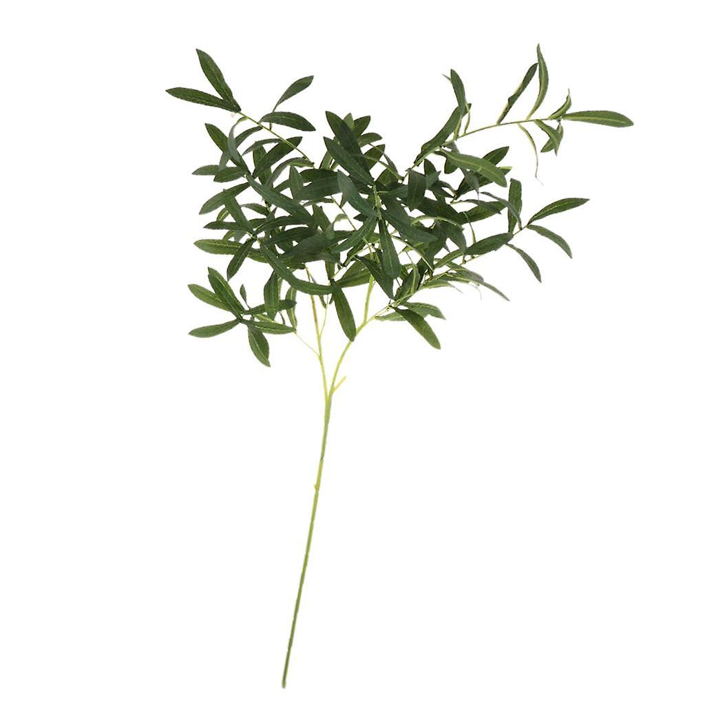 98cm Real Touch Artificial Olive Leaf Simulation Leaves DIY Craft Decor #4