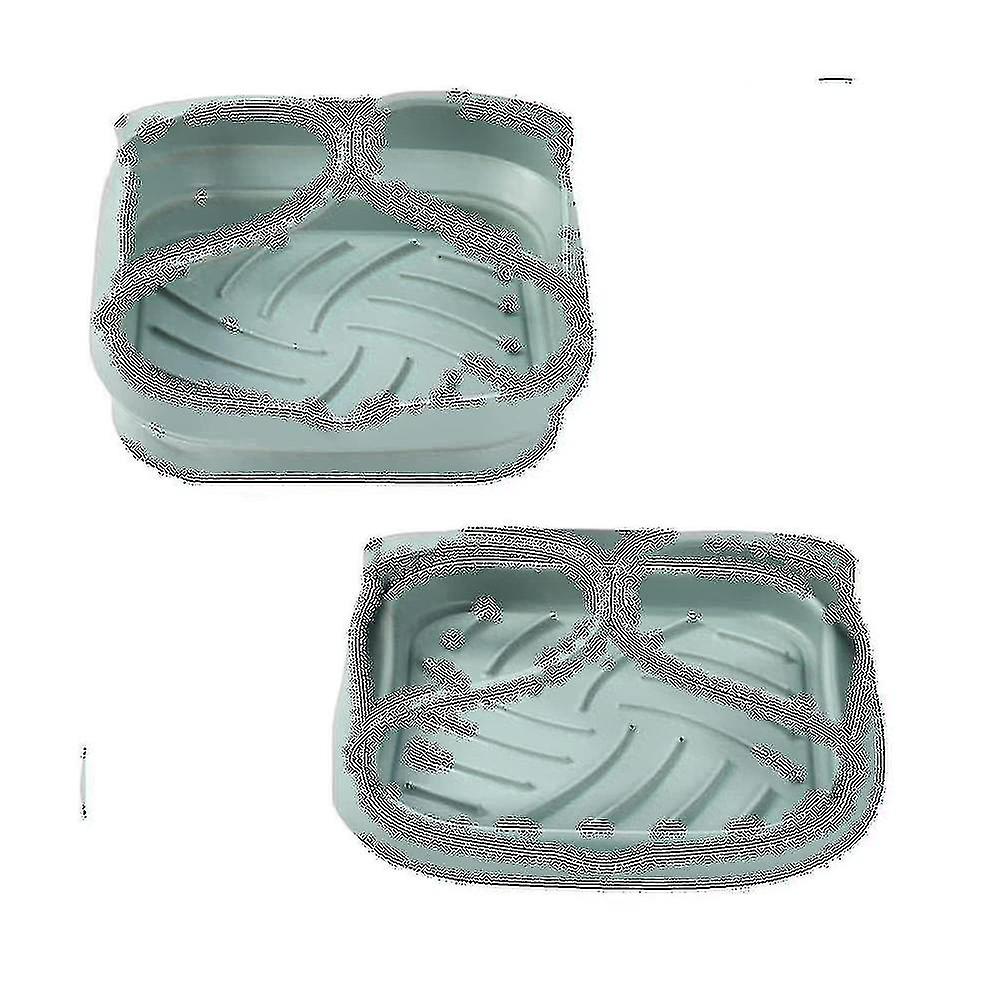 2pcs Silicone Liners Square Foldable & Reusable Silicone Pot With Handles Silicone Liners