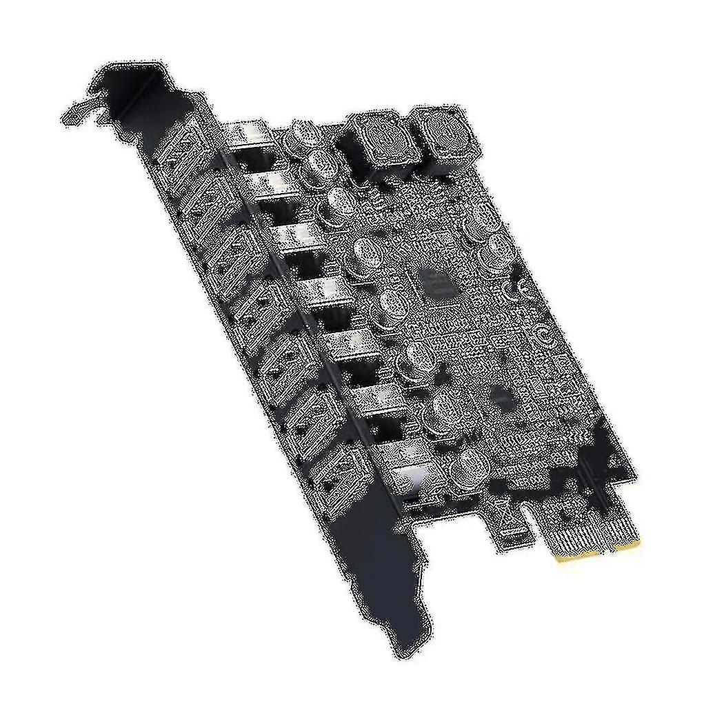 USB 3.2 Pci Express محول PCI E إلى 7 منافذ Usb3 Gen1 بطاقة محول التوسعة Pci-e الموسع Pci Ex