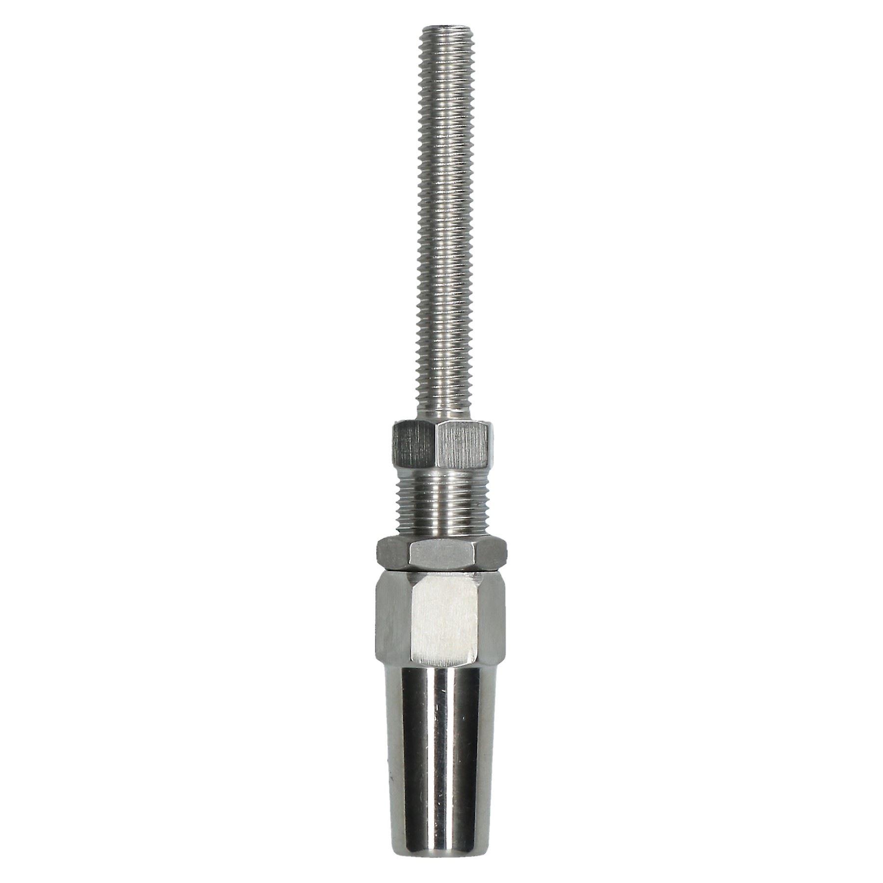 6mm Wire Cable Rope Rigging Stud Terminal Swageless DIY Fitting Stainless 316