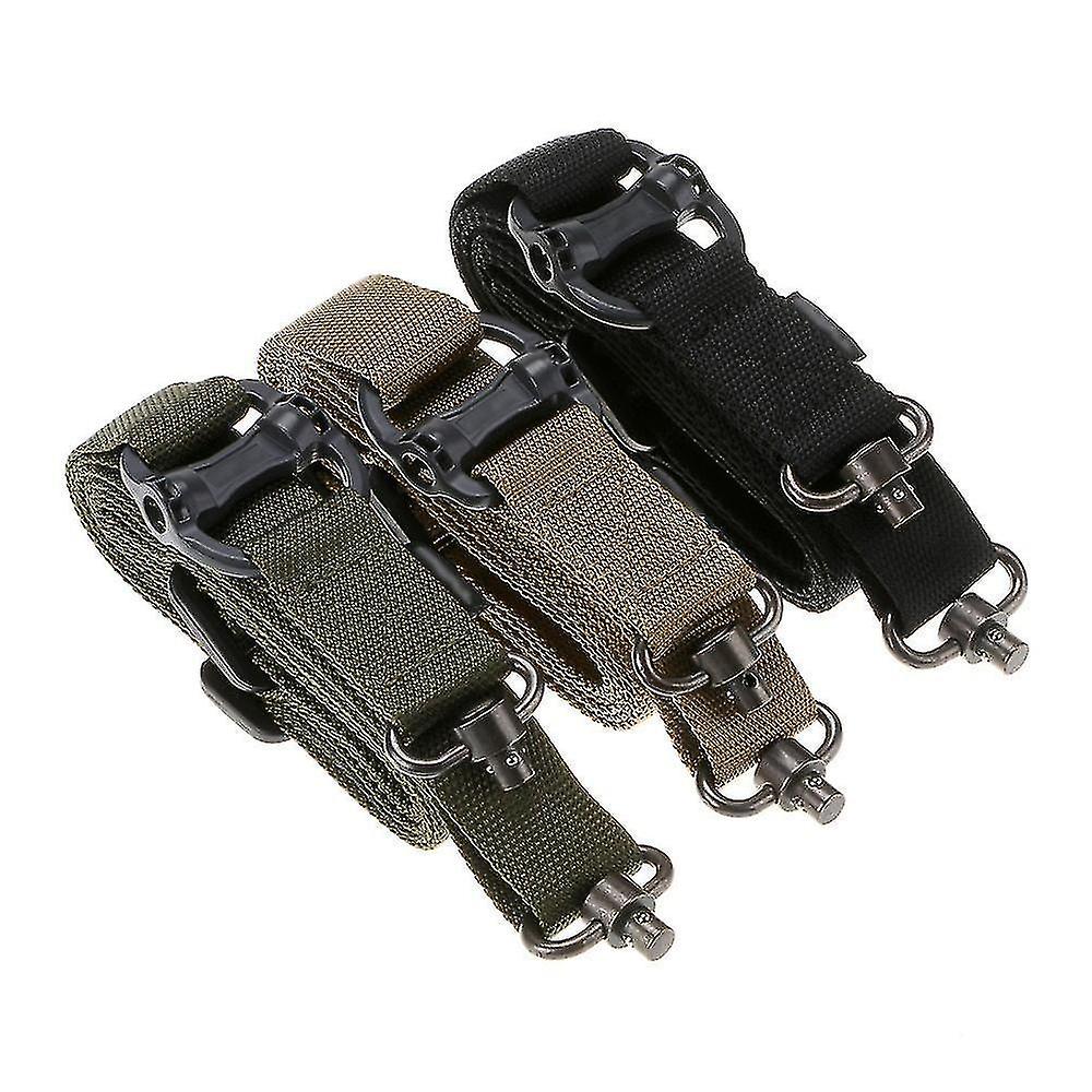 Khaki Tactical Ms4 Multi-function Gun Rope High-quality Nylon Single Point Double Point Belt Field E