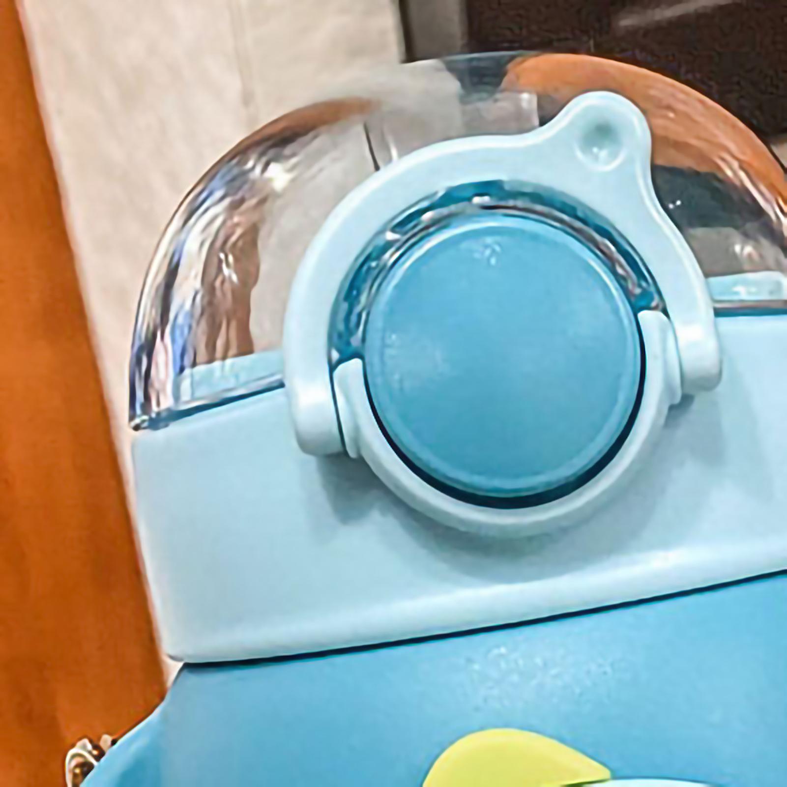 Soft Straw Sippy Cup 720ml Portable Plastic Water Bottle Green