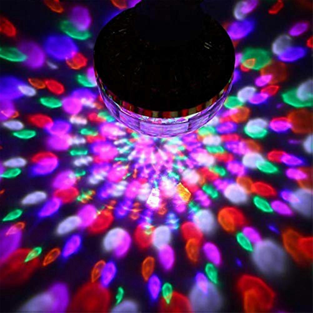 LED Rotating Crystal Ball Colorful Magical Light Ball LED Stage Lamp Bulb