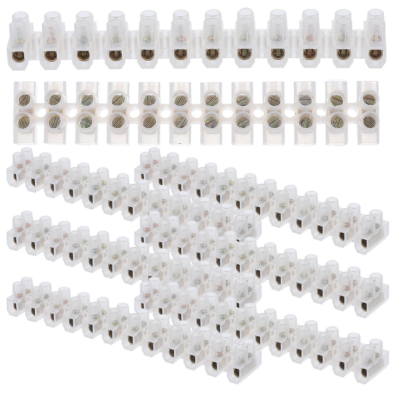 10pcs Screw Terminal Block 5a Wiring Terminal Connection 380v Cable Connector