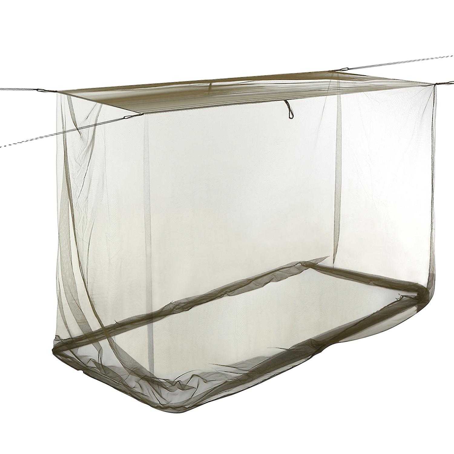 Outdoor Single Mosquito Net Portable Army Green Folding Bed Tent for Camping