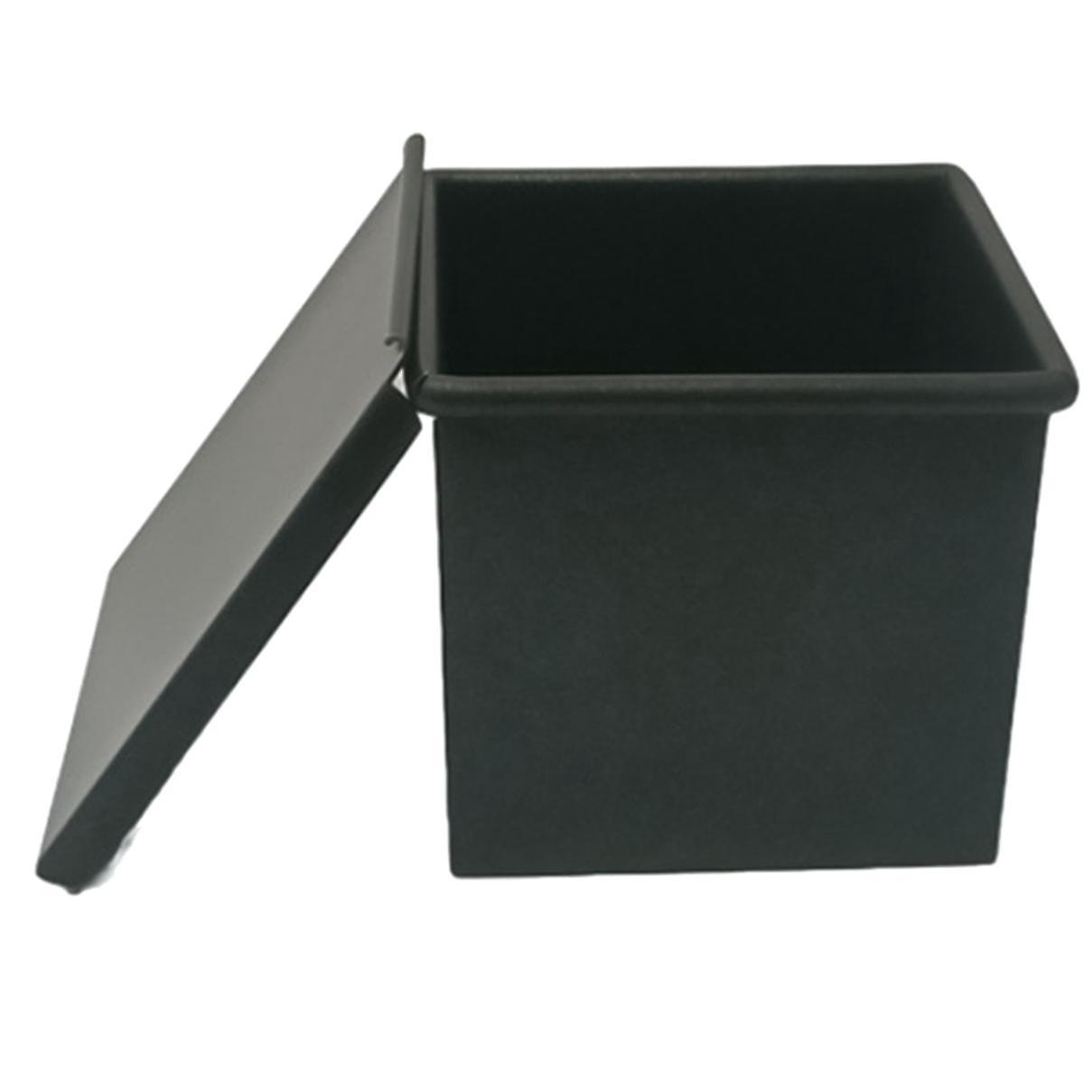 Brödform Flat Toast Box Non-Stick Bröd Toast Mögel med täcklock Bakform i rostfritt stål för kit