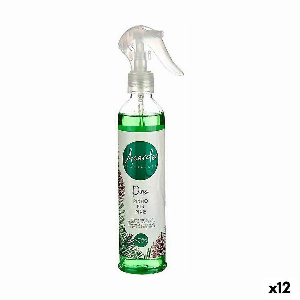 Air Freshener Spray Acorde Pinewood 280 ml (12 Units)