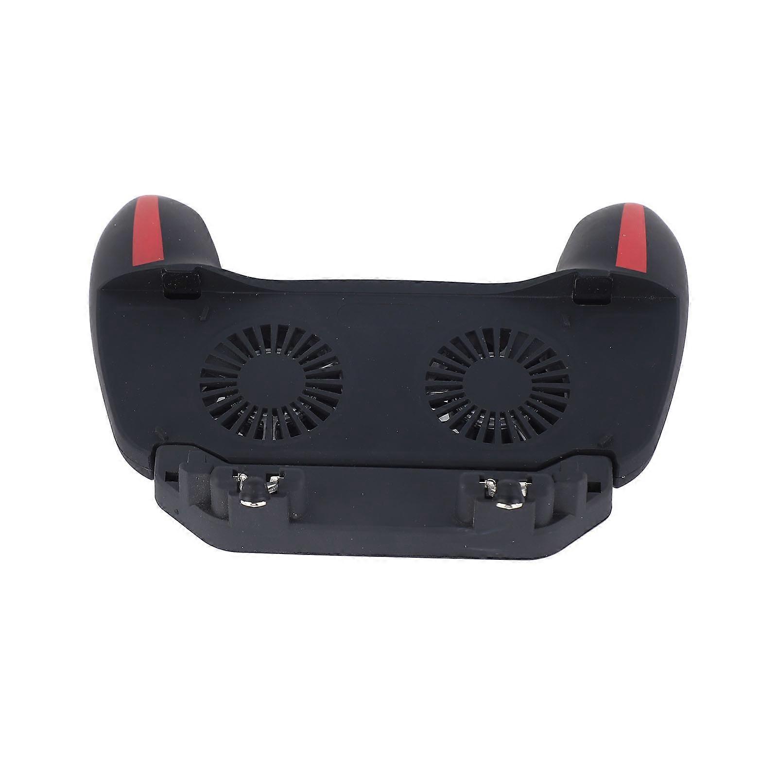Mobile Game Controller with Cooling Fan Quiet Operation Gaming Grip Gamepad Mobile Controller Trigger for Phone H10 Radiator Plug in