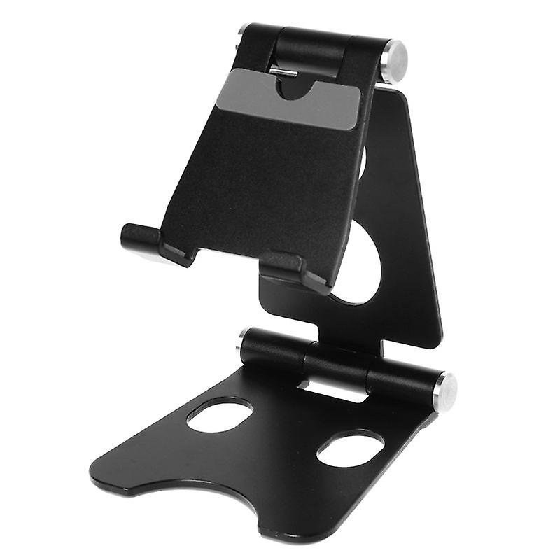 Aluminium Alloy Dual Foldable Desktop Rotary Tablet Stand Mobile Phone Holder